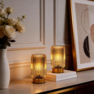 Batteriebetriebene Tischlampe | Kabellose Vintage-Lampe